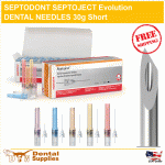 SEPTODONT SEPTOJECT Evolution DENTAL NEEDLES 30g Short